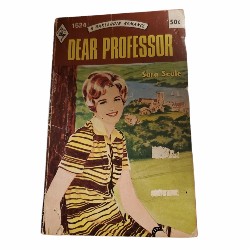 Vintage 1971 Harlequin Romance Book - Dear Professor